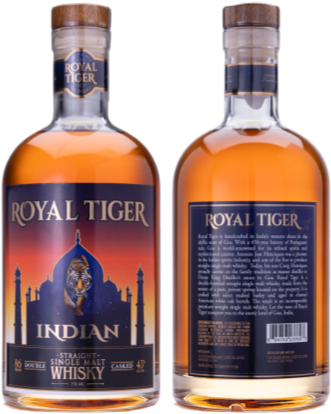 Royal Tiger Whisky - Aard Winning Indian Whiskey